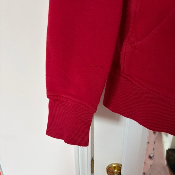 lululemon athletica full zip Scuba Vibrant Red Zip-Up Fleece Hoodie - Picture 9 of 14